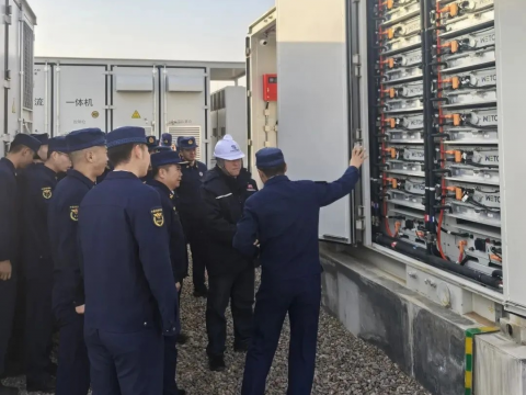 以练筑防！开元游戏大厅app电气盐池储能电站发展消防专项行动